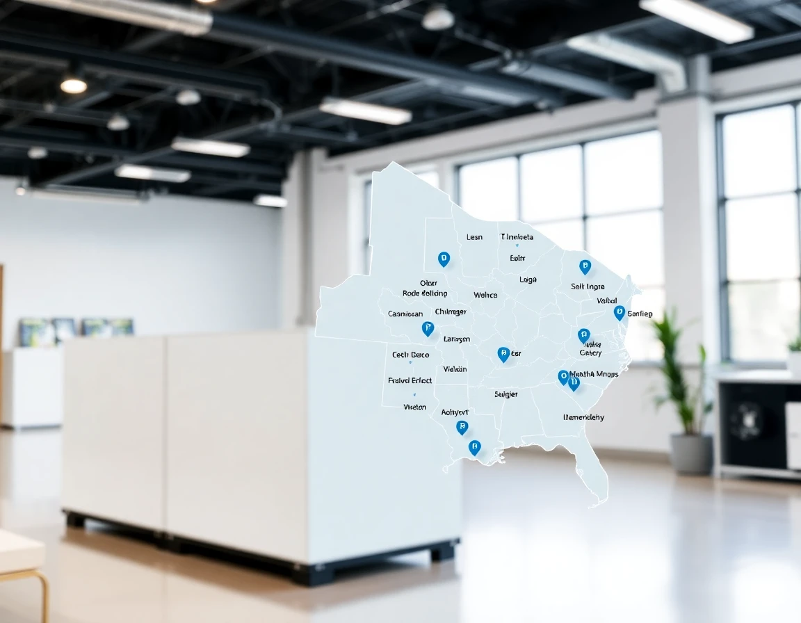 Hvac Service Areas Map