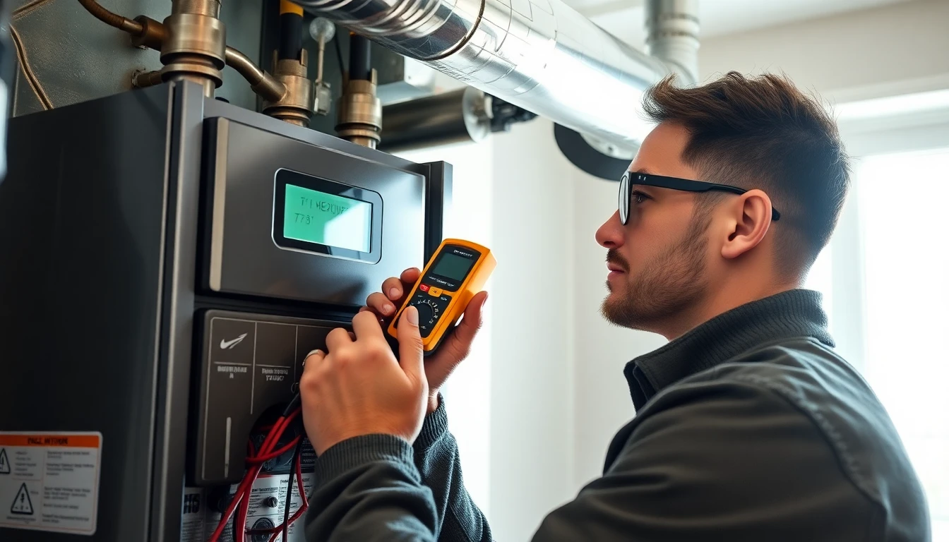 Heating system repair